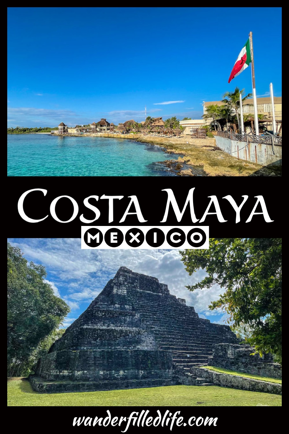 Our tips for visiting the Costa Maya, Mexico cruise port and how to enjoy a half-day excursion to the Chacchoben Mayan ruins.