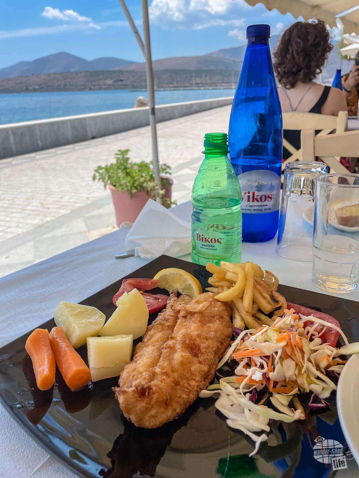 Lunch in Itea, Greece