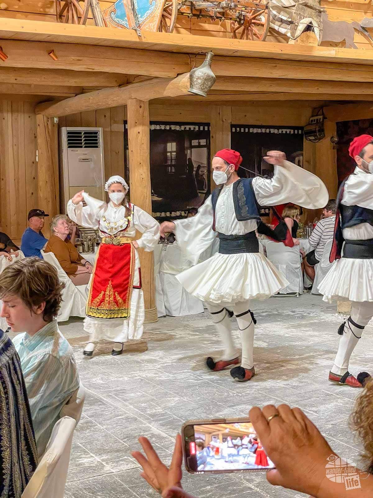 Greek dancing in Athens